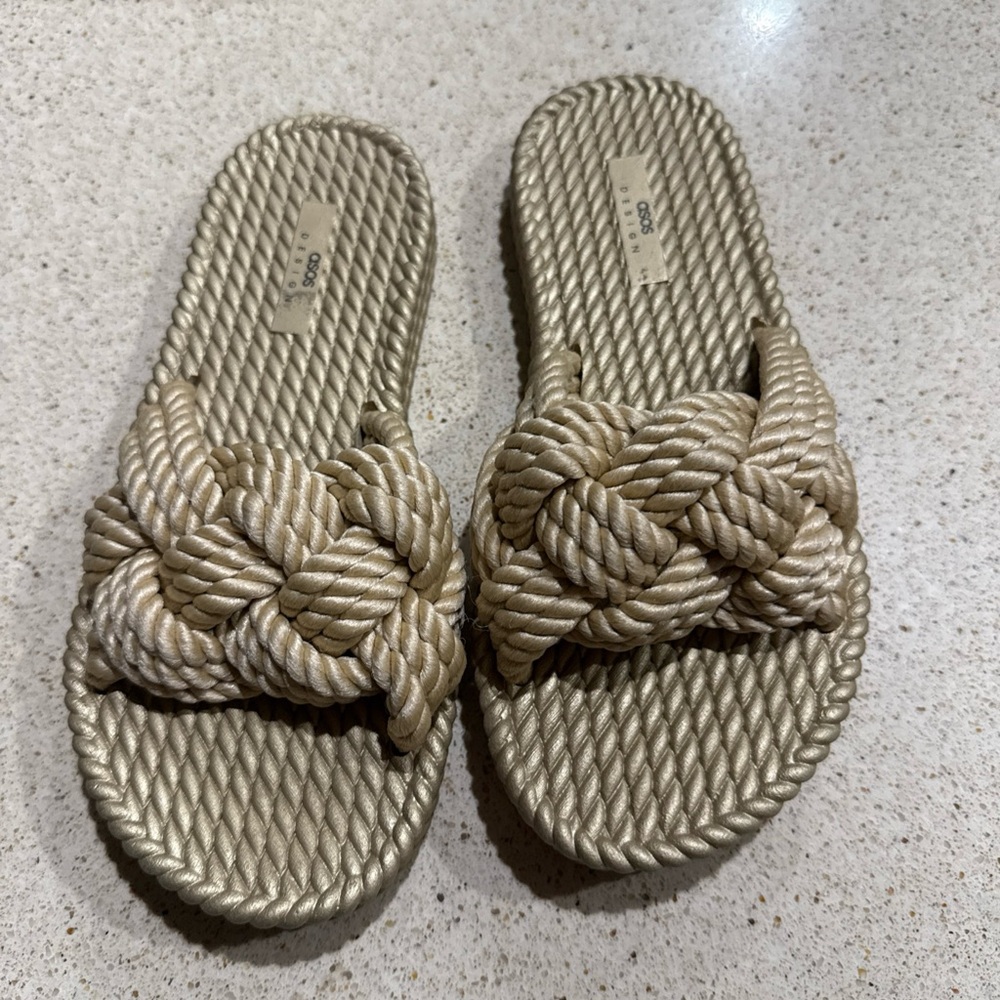 ASOS Braided Slide Sandals
